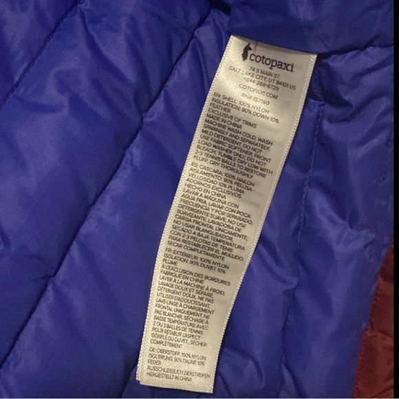 NWT Cotopaxi Burgundy Men’s Striped Vest Large - Picture 9 of 11